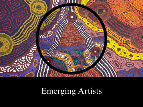 Emerging artists