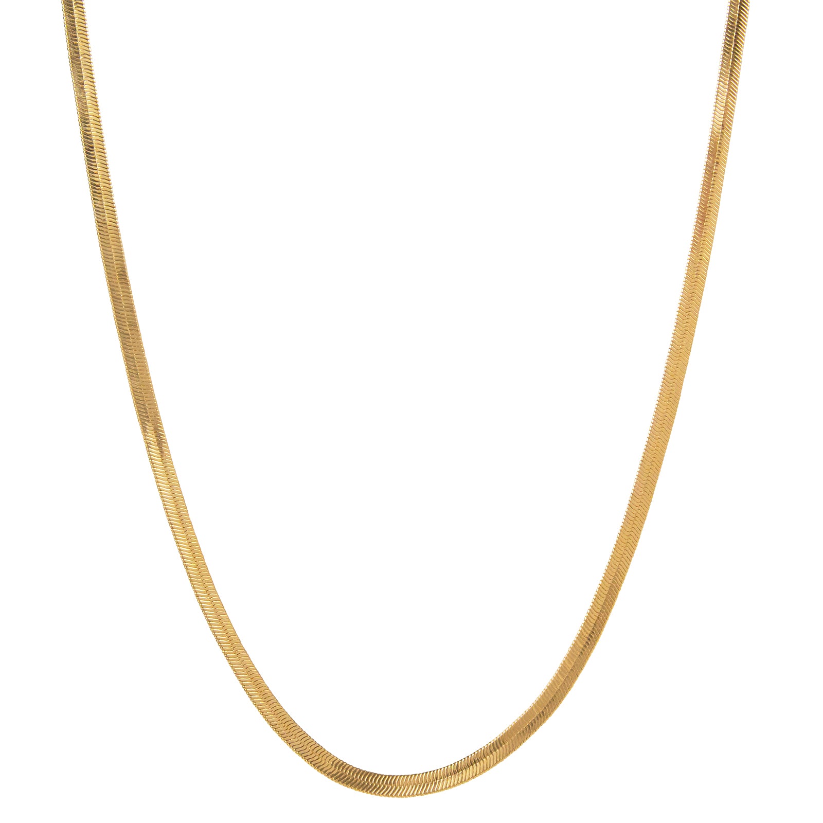 Image of Gold Flat Snake Chain