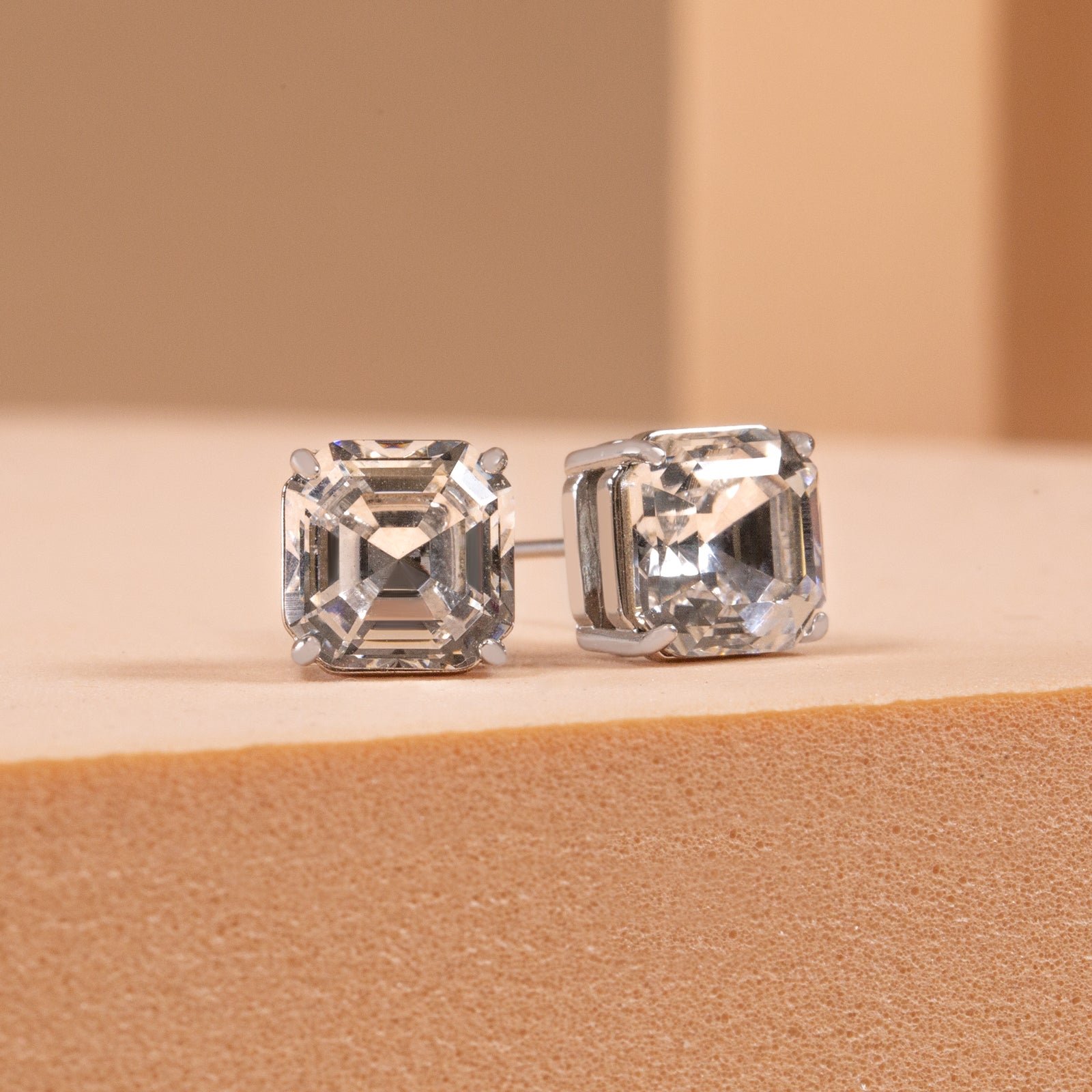 Image of Imperial Crystal Stud Earrings  