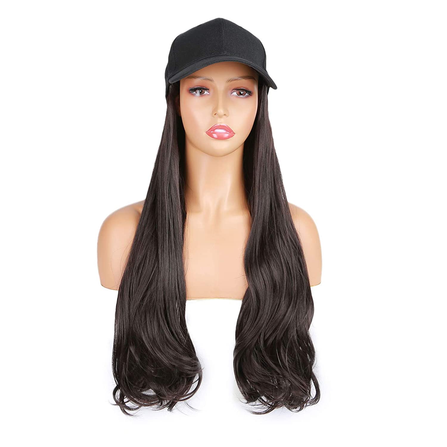 "ON THE RUN" Wig Cap Long (Dark Hair)