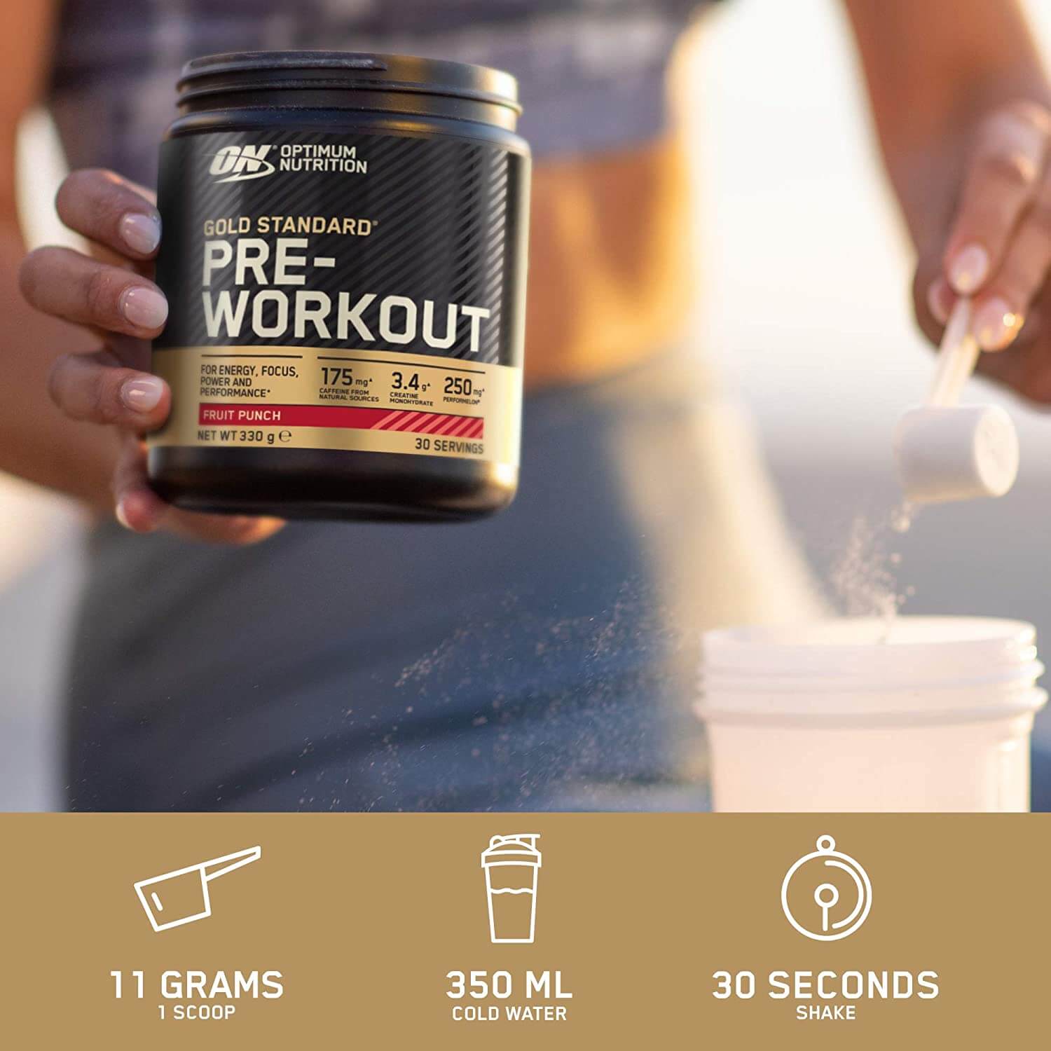 Optimum Nutrition Gold Standard Pre-workout 330g | Megapump