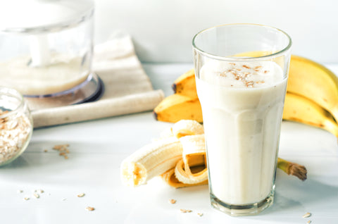 Banaan smoothie met vanille