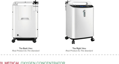 10L High purity Continuous Flow Oxygen Concentrator Machine