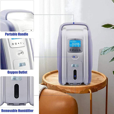 2L-9L/min Oxygen Concentrator Oxygen Generator Portable