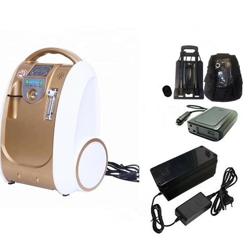 1L-5L/Min Trolley 24hours continuous Portable Oxygen