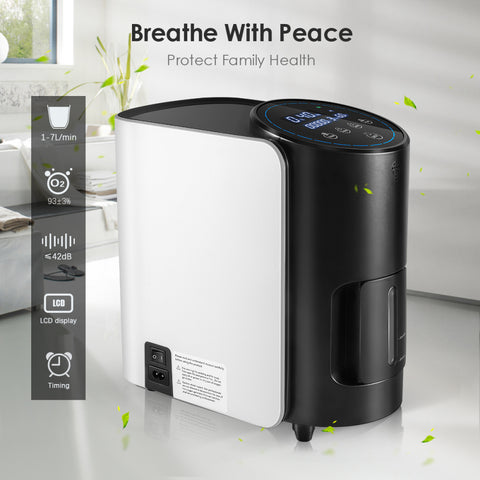 1L-7L/min Adjustable Oxygen Concentrator Machine for Home