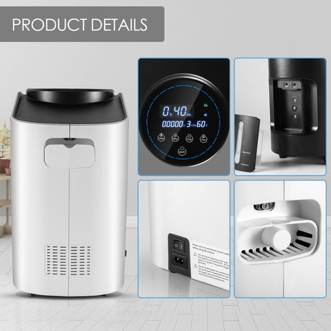 1L-7L/min Adjustable Oxygen Concentrator Machine for Home