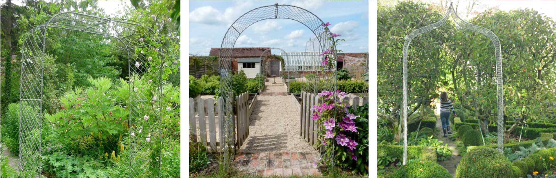 elegance arches for kitchen garden