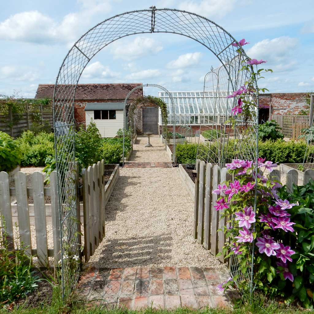 round garden arch
