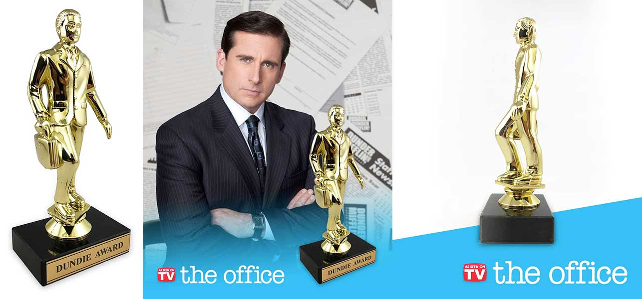 Dundie Award Trophy – The Office Merchandise – Dunder Mifflin Memorabilia Inspired by The Office