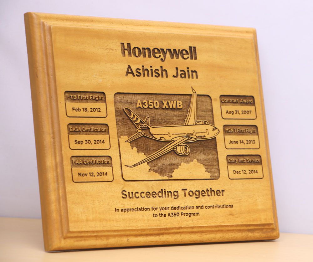 Honeywell Deep-engraved Plaque