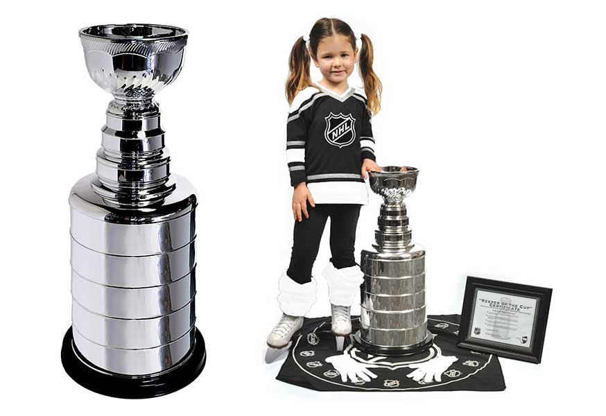  UPI Marketing, Inc. NHL Replica Stanley Cup Trophy , Silver ,  24 : Sports Related Collectibles Display And Storage Products : Sports &  Outdoors