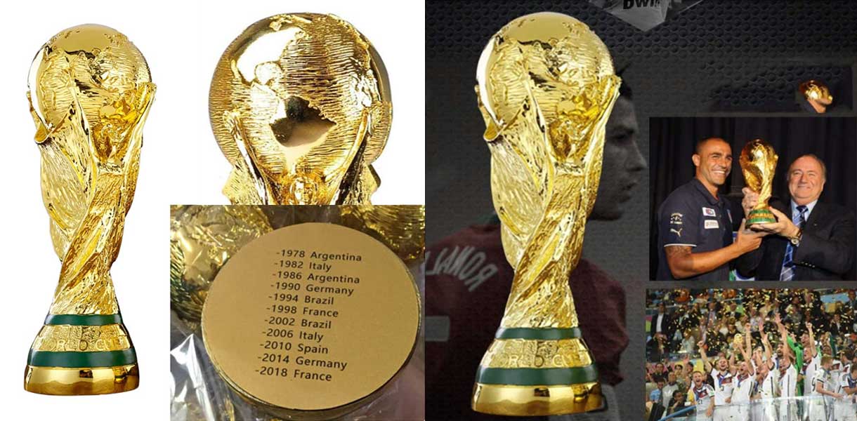 Nothers World Cup Trophy Hercules Football Fan Souvenirs Soccer Birthday Gift Customizable (21cm)