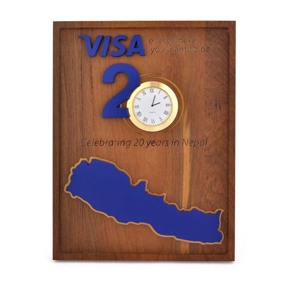 Visa 20 Year Milestones Plaque