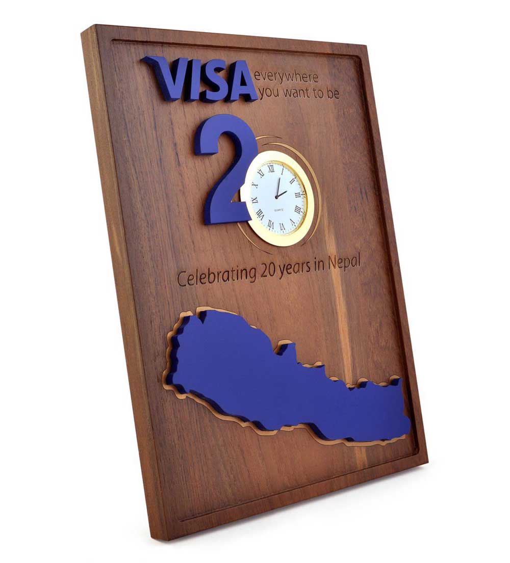 Visa 20 Year Milestone Plaque