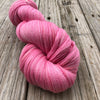 Hand Dyed Lace Weight Yarn | cotton candy pink | Damsel in Distress | Silk Treasures Lace | silk superfine merino wool