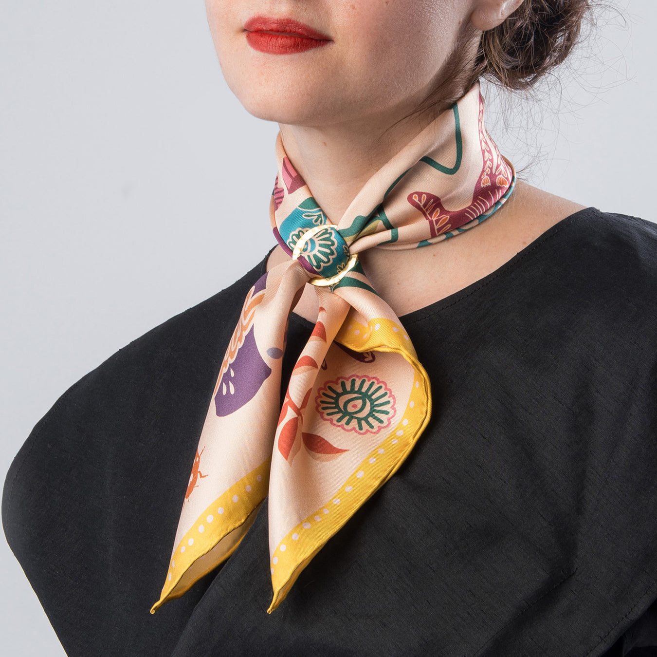 Dora Nola, Luxurious Art Scarves designed by Manuela Jarry