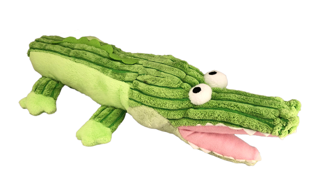 alligator squeaky dog toy