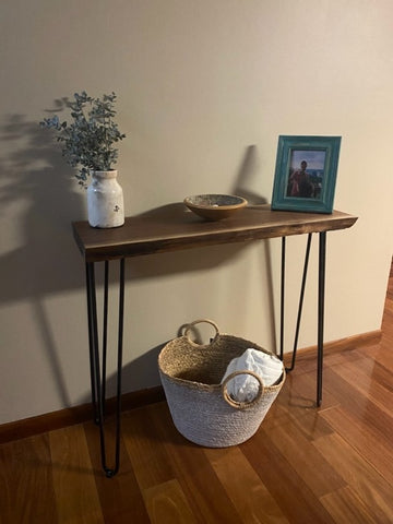 Live Edge Console Tables