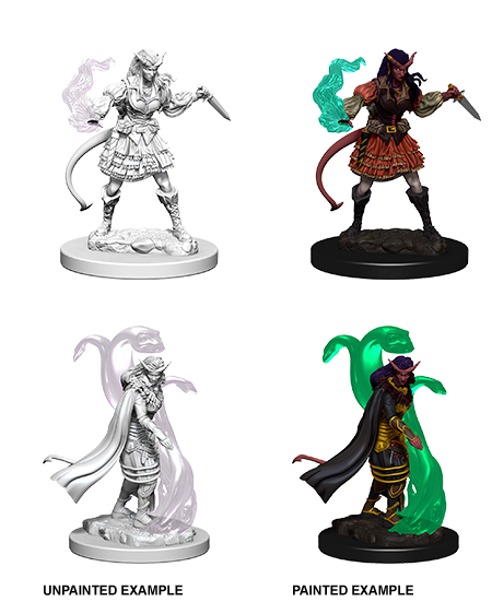 D&D Nolzur's Marvelous Unpainted Miniatures: W04 Tiefling Female Sorcerer