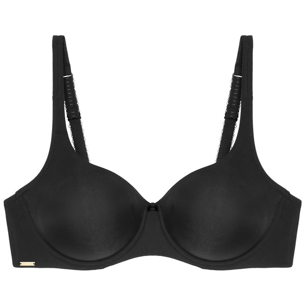 Soutien gorge push up microfibre - Midnight Lingerie noir