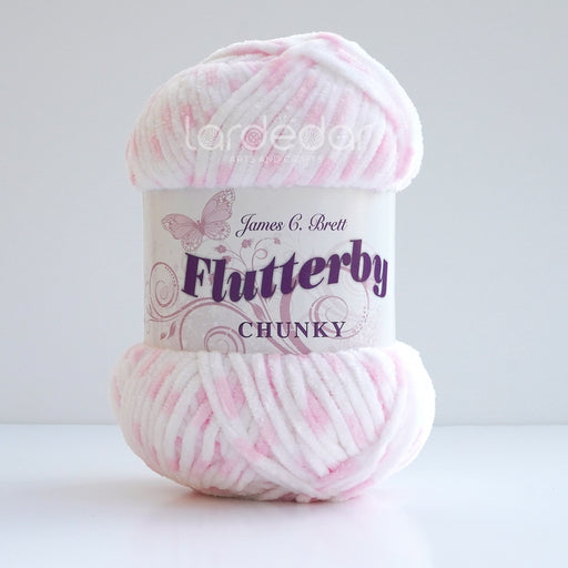 James C Brett Baby Blue Flutterby Chunky Yarn 100 g