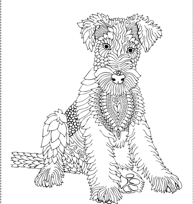 Download Dogs Coloring Book For Kids And Adults Stress Relieving Dogs Designs Interworld Entertainment