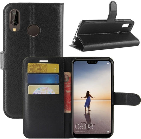 Huawei P20 Lite Case Leather Flip Case For Funda Huawei P20 lite Phone Case  Etui Huawei P20 Pro P 20 Cover Magnetic Wallet Cover