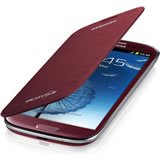 Load image into Gallery viewer, Samsung Galaxy S3 Official  Flip Case Red EFC-1G6FRE