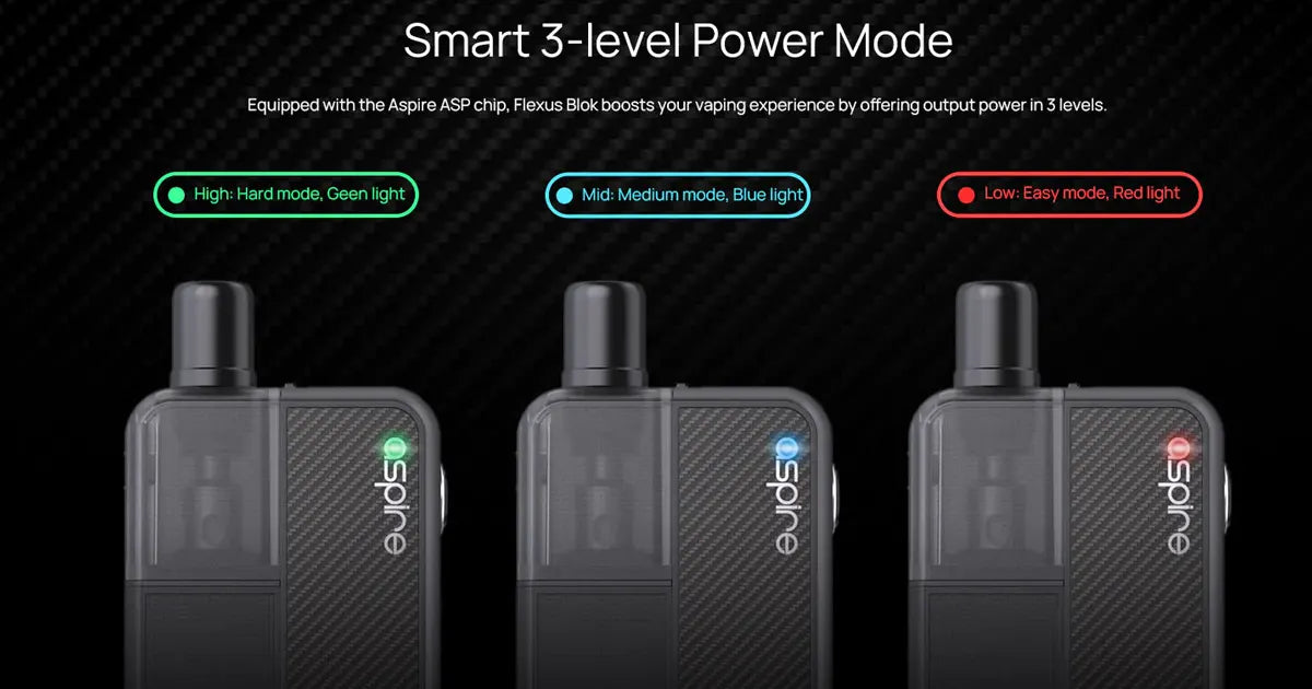 Aspire Flexus Blok Pod Vape Kit Smart Power Mode