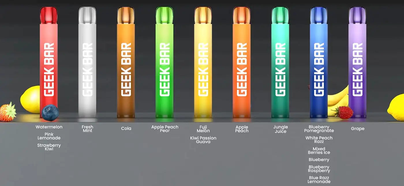 Geek Bar E600 Box of 10 Flavours