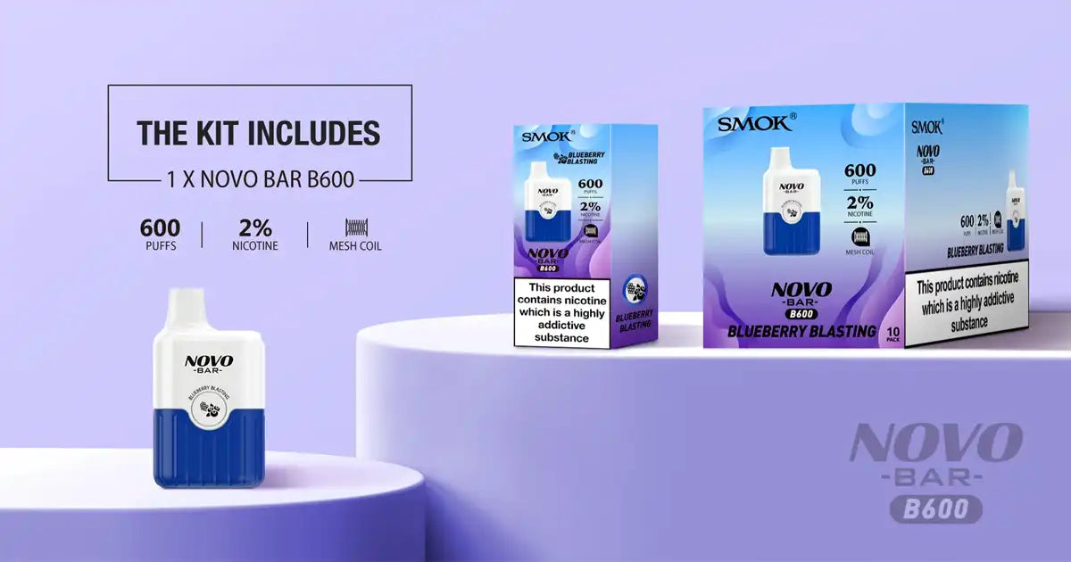 Smok Novo Bar B600 Kit Includes