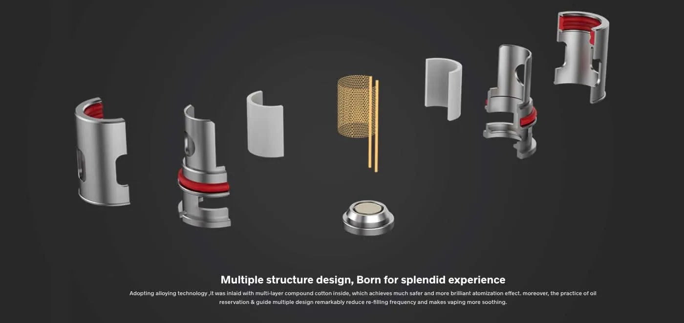 VooPoo PNP Replacement Coils Multiple Structure Design
