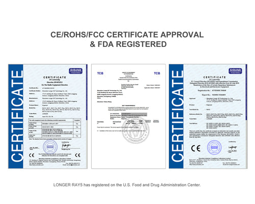 CE/ROSH/FCC Certification approval & FDA registerded