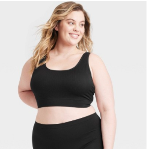 plus size sports bra bralette onerealmomma recommends from auden line at target up to a 3x 46DD only $15