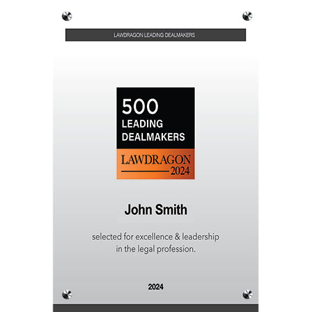 2024 Leading Dealmakers Acrylic Plaque