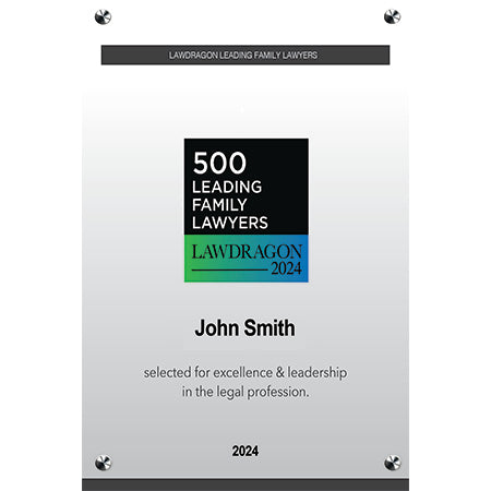 2024 Leading Family Lawyers Acrylic Plaque