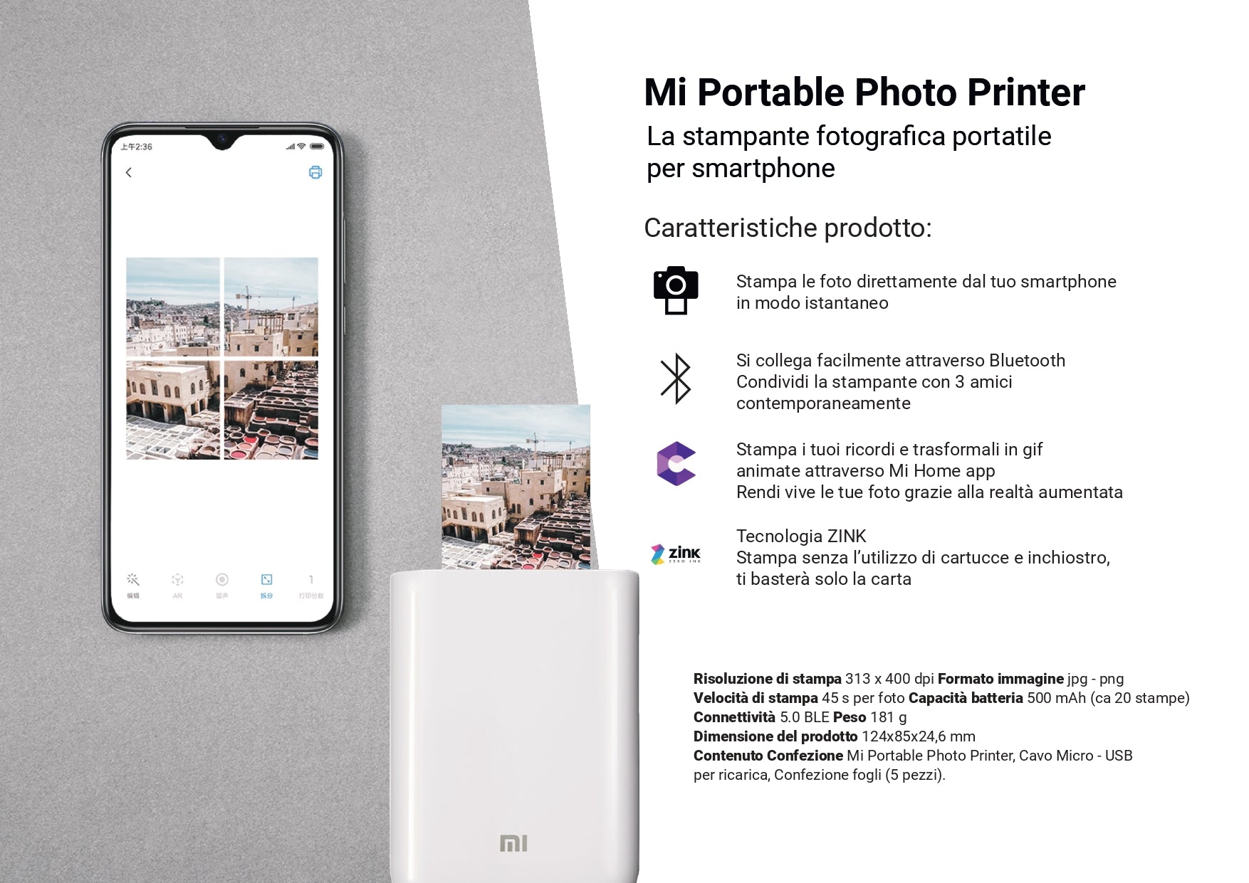 Mi Portable Photo Printer — TEC Store Italia