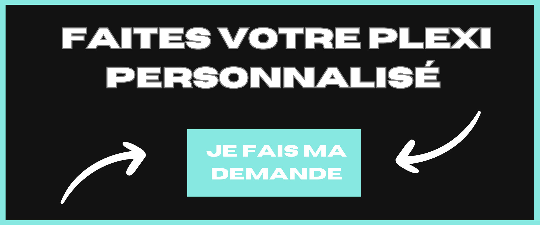 plexi personnalisé