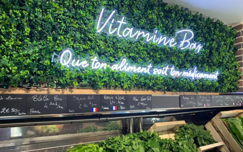 vitamine bar mur vegetal