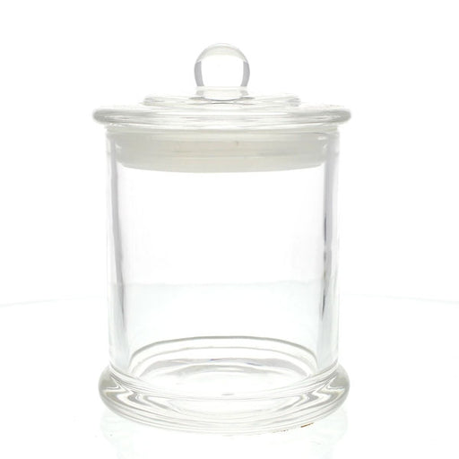 Candela Metro Jars - Clear Glass - Knob Lid - X-Large — Candle Supply