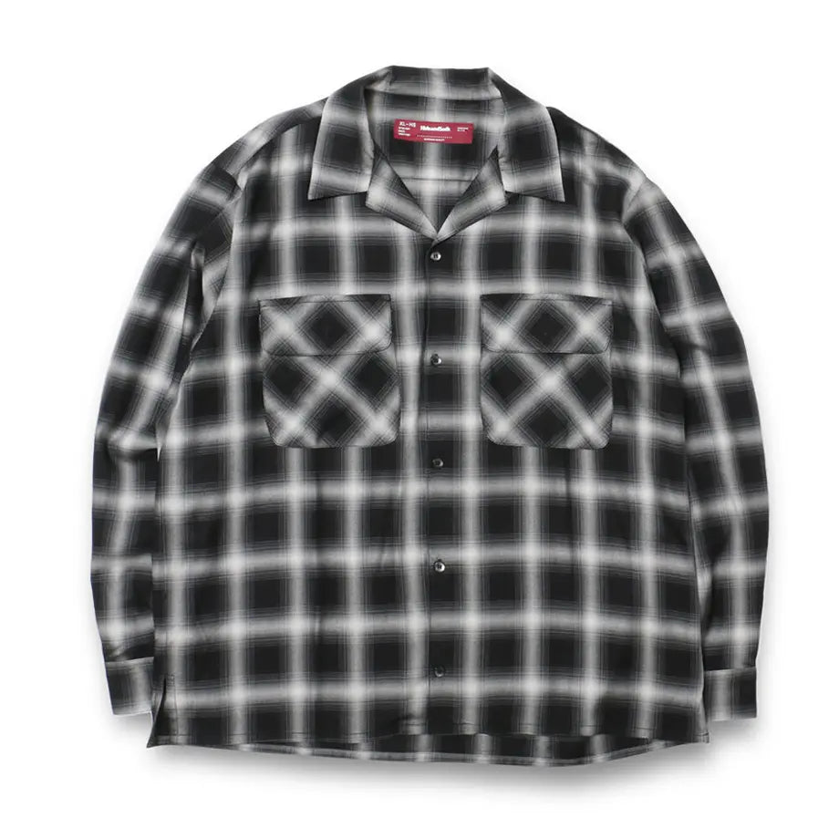 HIDEANDSEEK Ombre Check L/S Shirt キムタク-