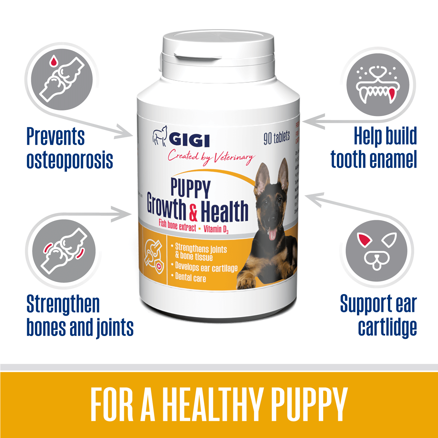 Puppy Growth And Health Vitamins For Puppies By Gigi Vet