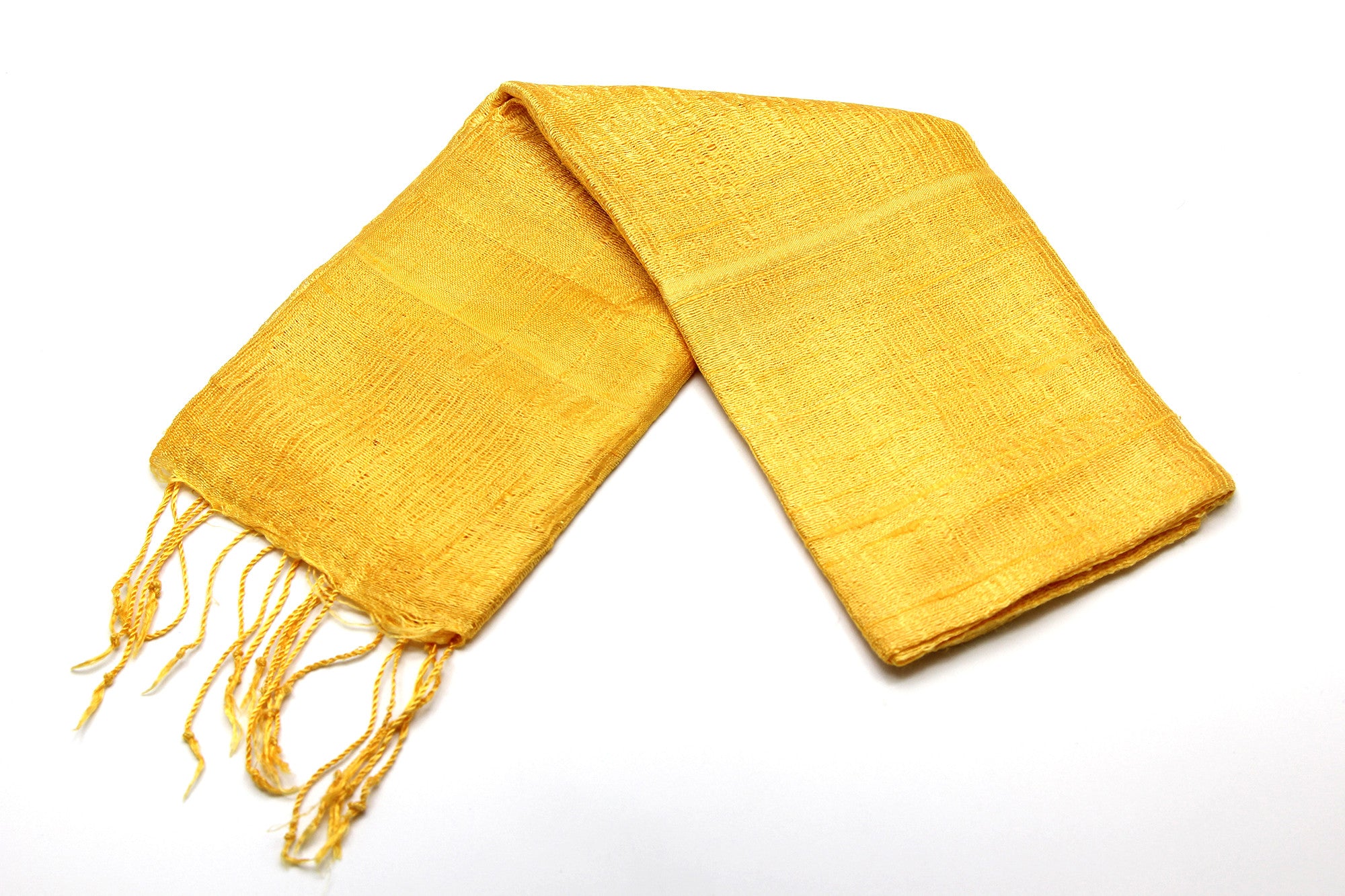 silk scarf gold