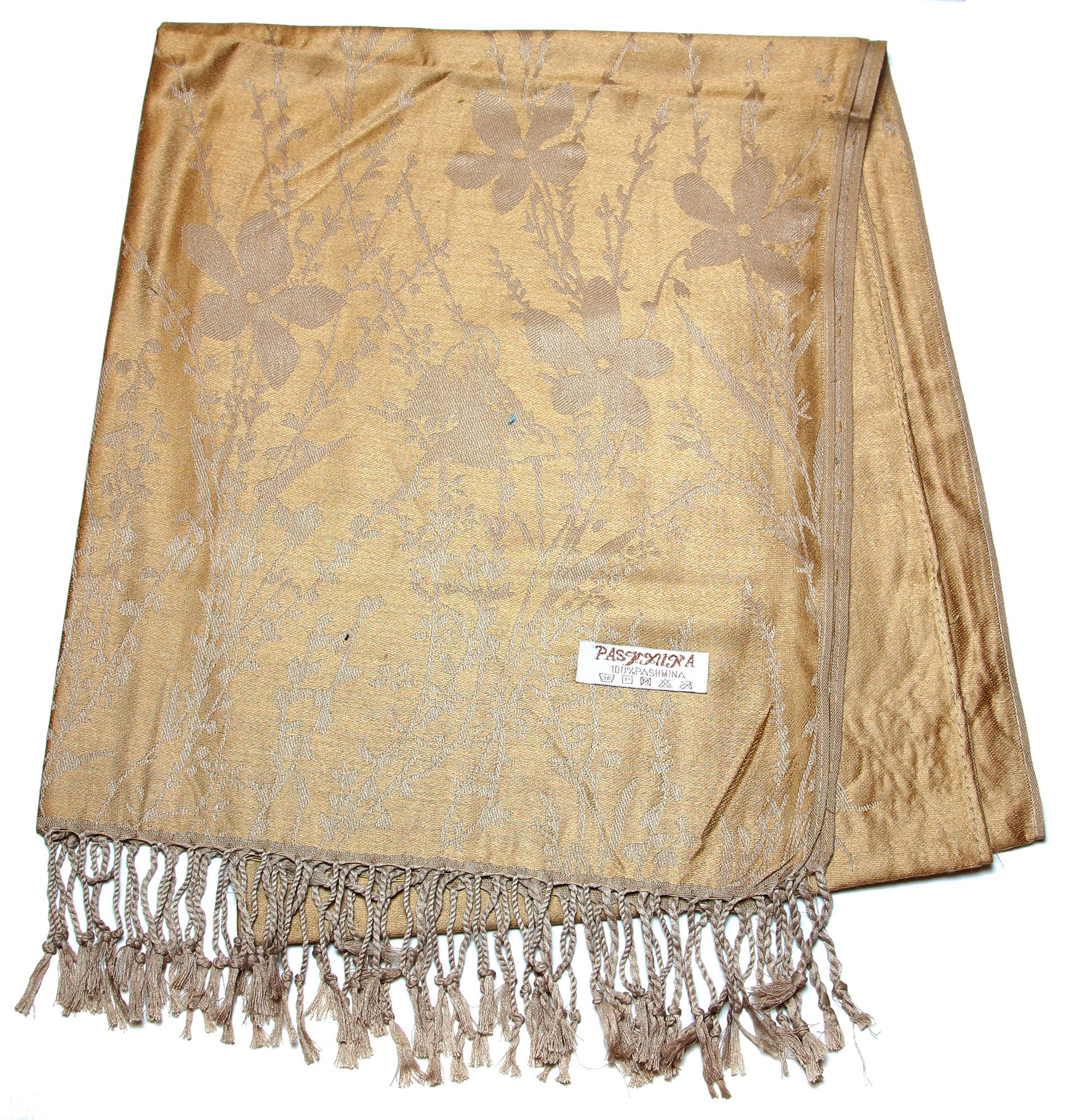 gold pashmina