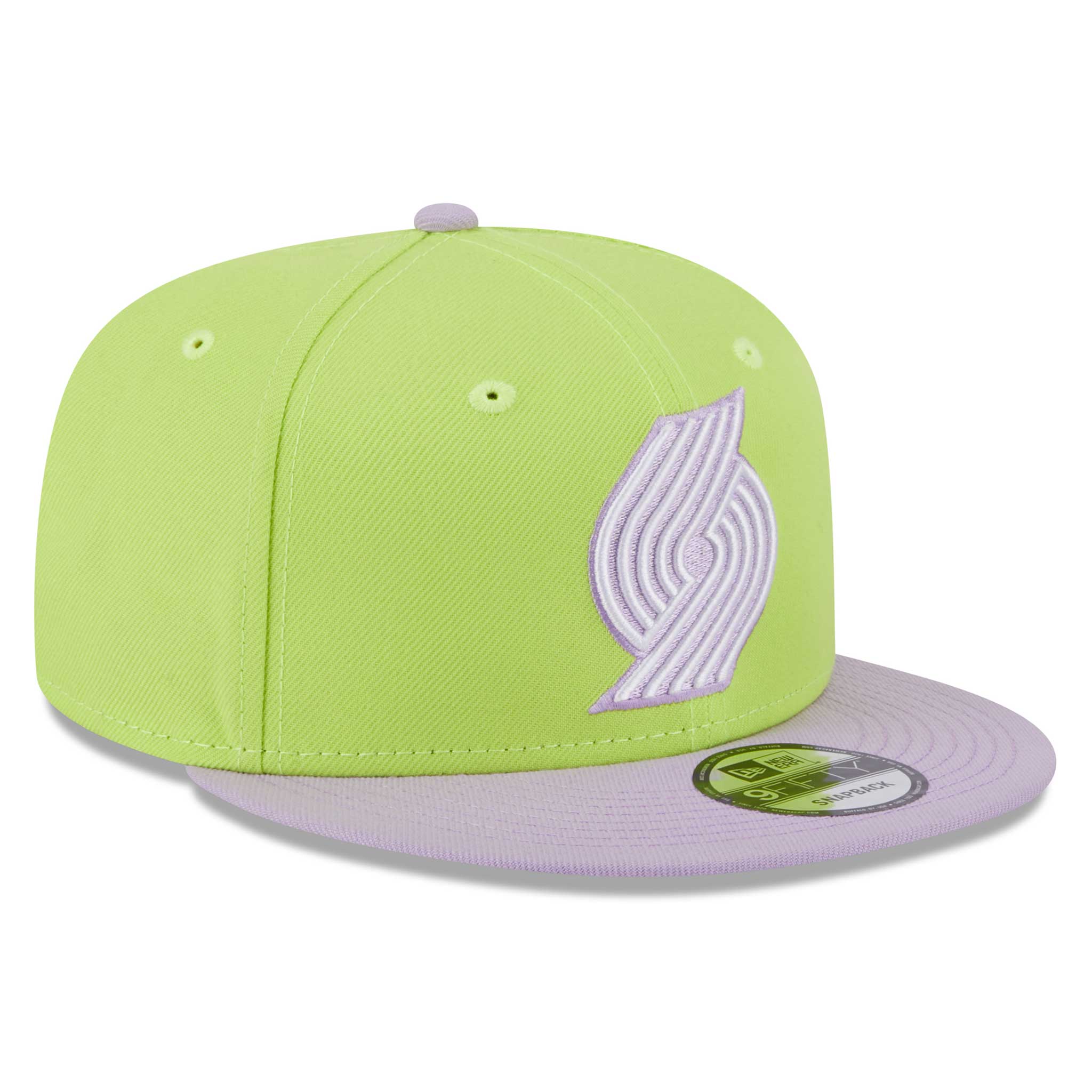 New Era Men's Black Portland Trail Blazers Official Team Color 9FIFTY  Adjustable Snapback Hat