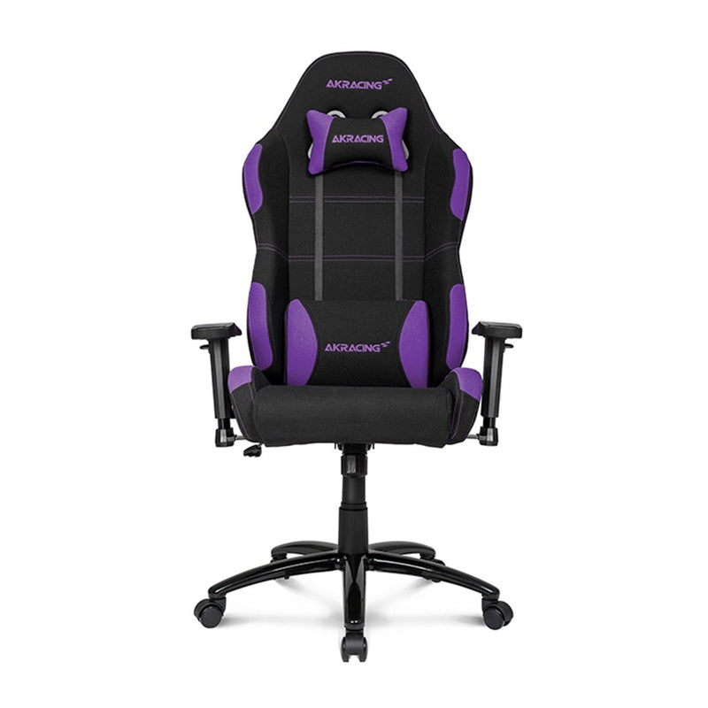 gaming chair black and purple