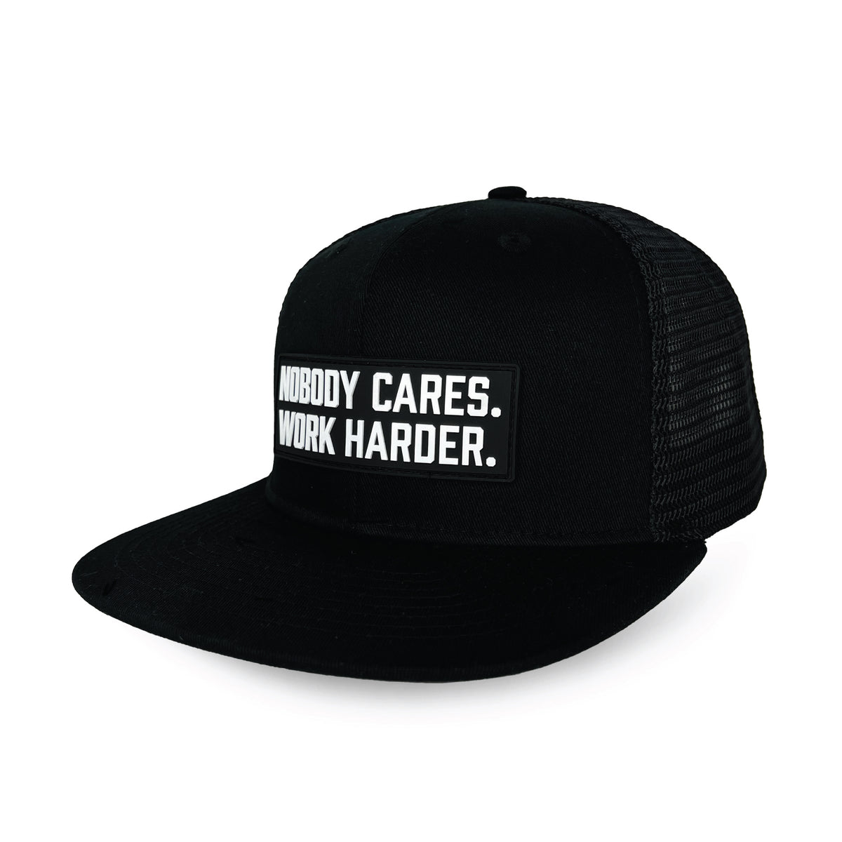 Nobody Cares. Work Harder. Trucker Hat – Elite Athletic Gear