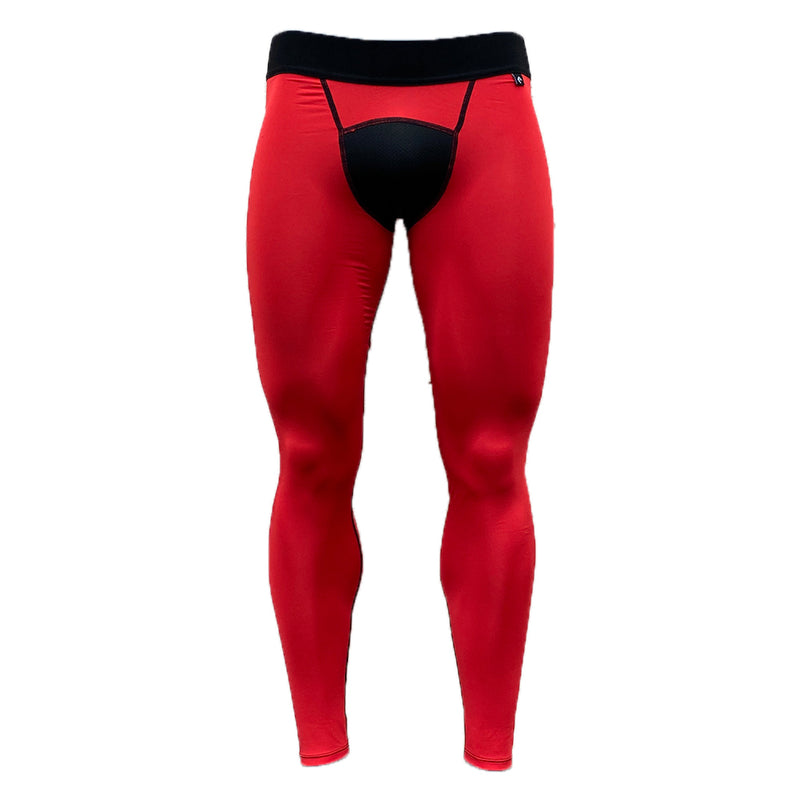 Red Compression Tights – Elite Athletic Gear