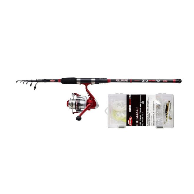 Shakespeare Catch More Fish Pike Spinning, Rod & Reel Combo